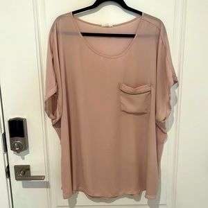 Maurice’s | Nude Pink sheer Blouse